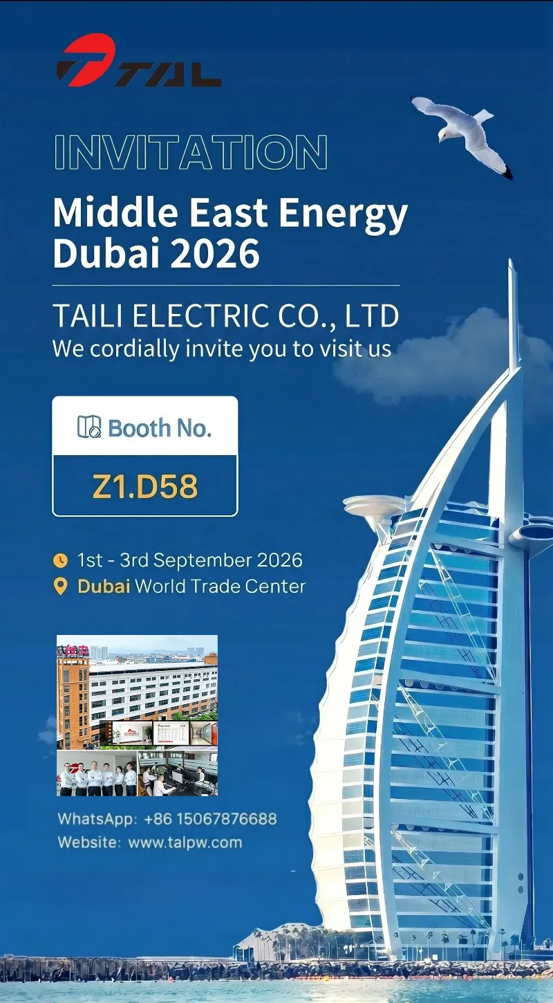 Enerji ötürülməsi və paylanması sahəsində dərin kök salmış TAILI, Middle East Energy Dubai 2026-da möhkəm gücü nümayiş etdirir